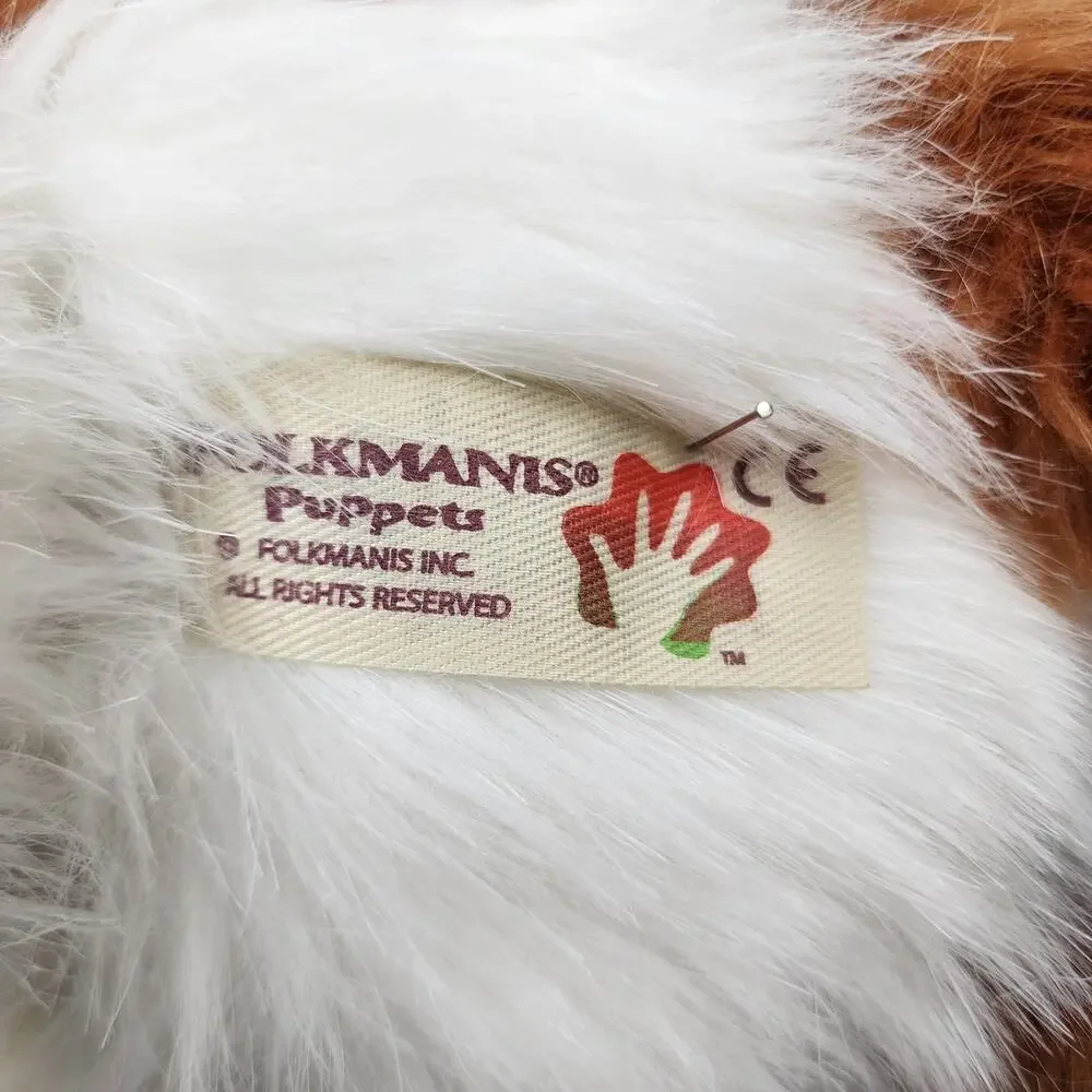 2015 Folkmanis Realistic Red Fox Puppet Full Body Puppet Clean 22” NWOTs